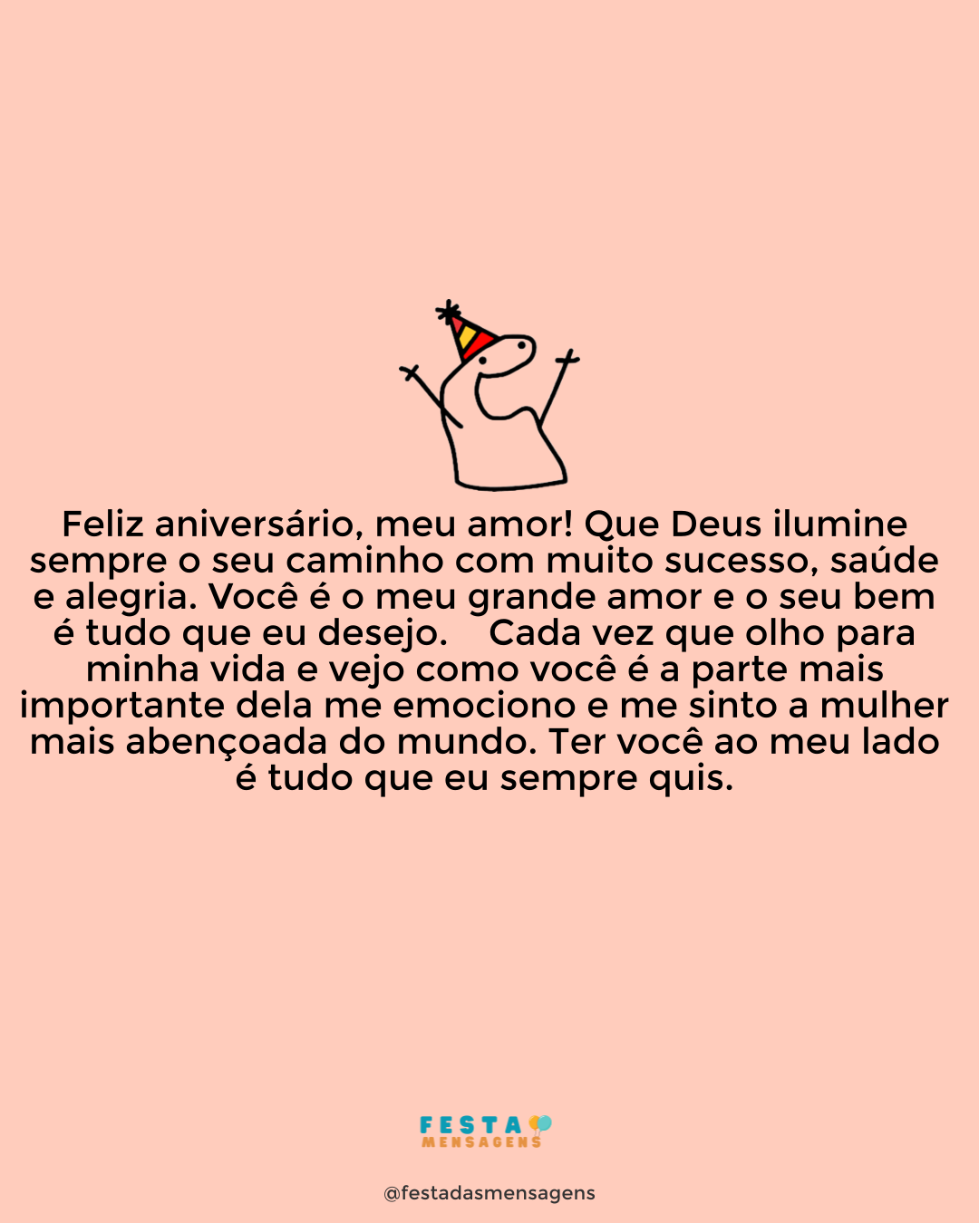 mensagens curtas de aniversário para marido
