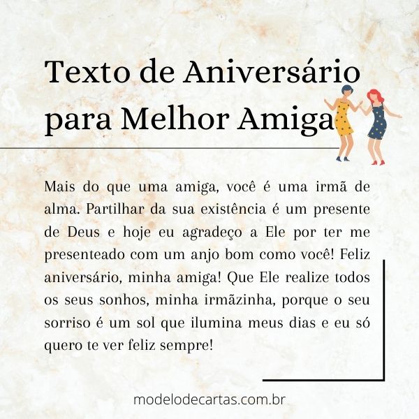 como escrever um texto de aniversário para melhor amiga em 5 passos