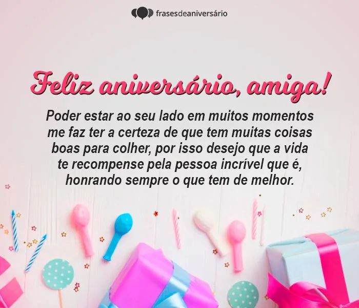 texto de aniversário para melhor amiga