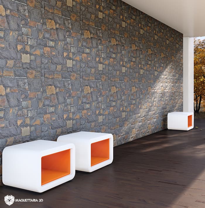 textura de parede externa