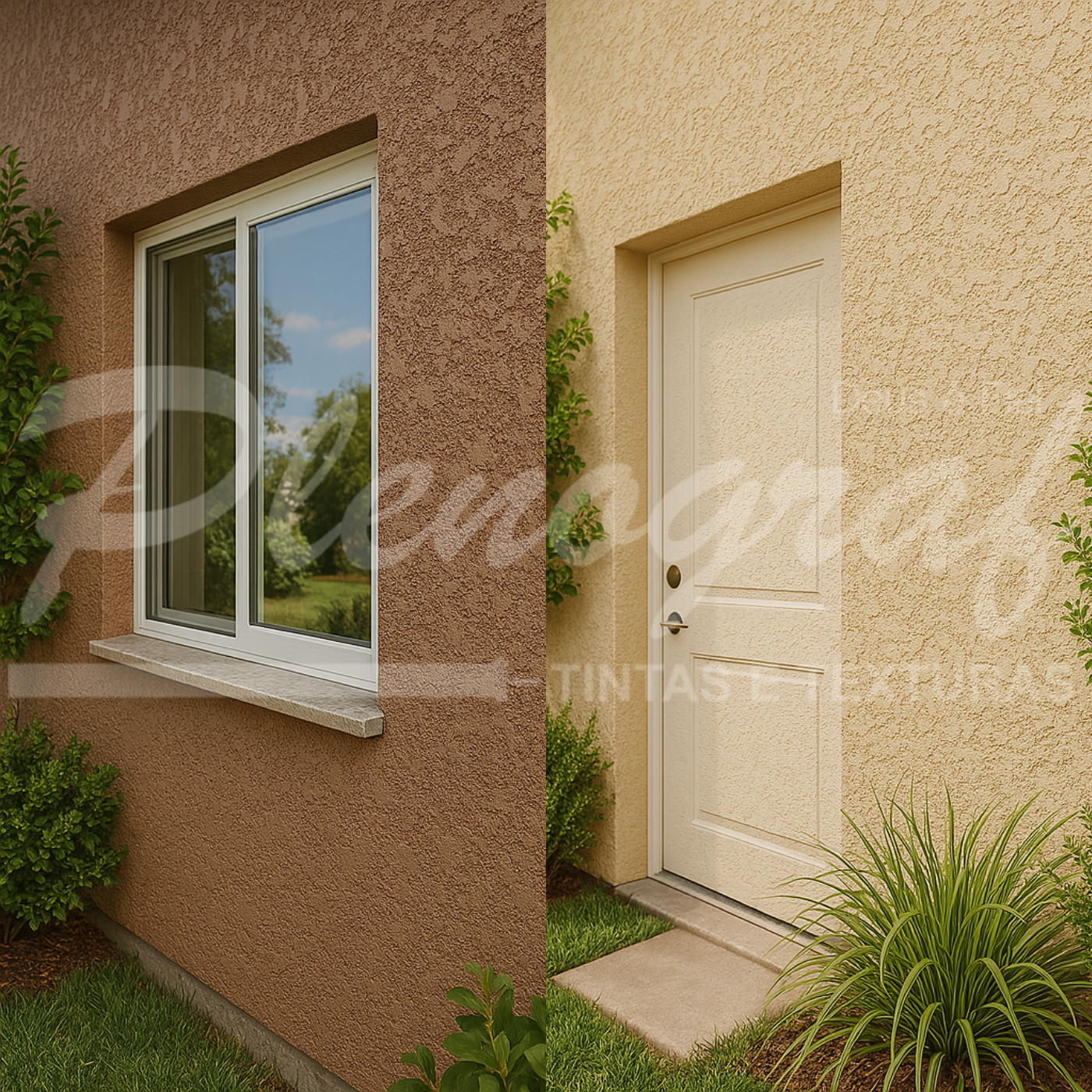 textura de parede externa