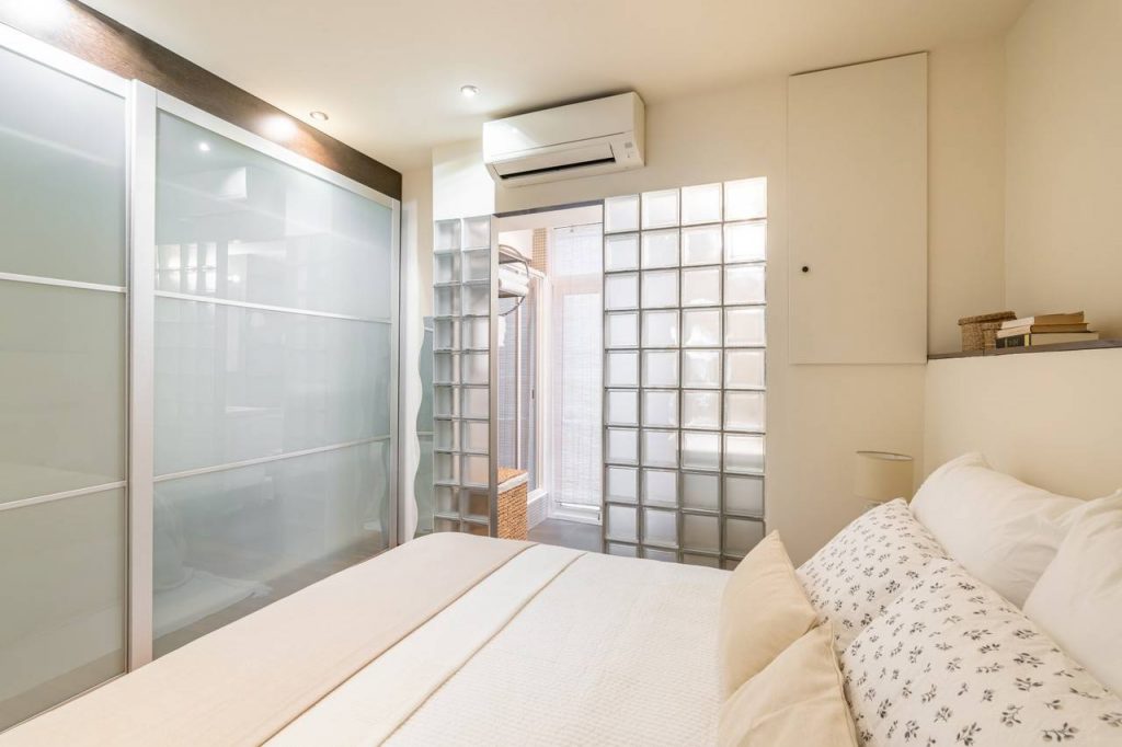 tijolo de vidro banheiro