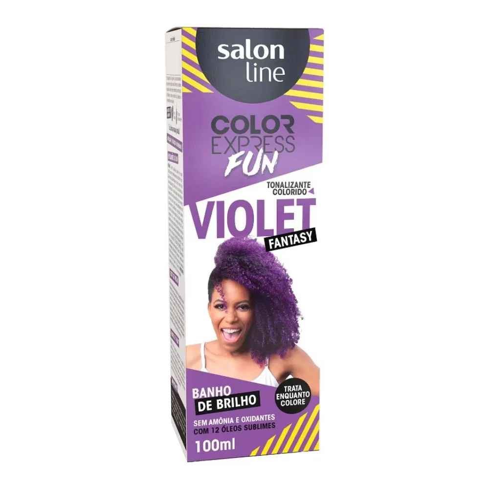 tinta de cabelo violeta escuro
