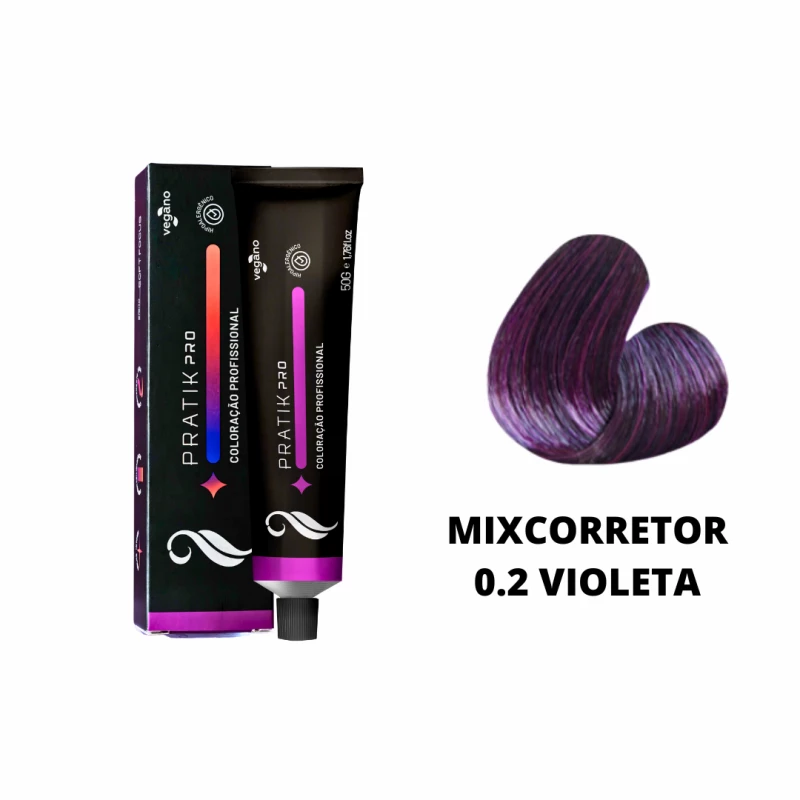 tinta de cabelo violeta escuro