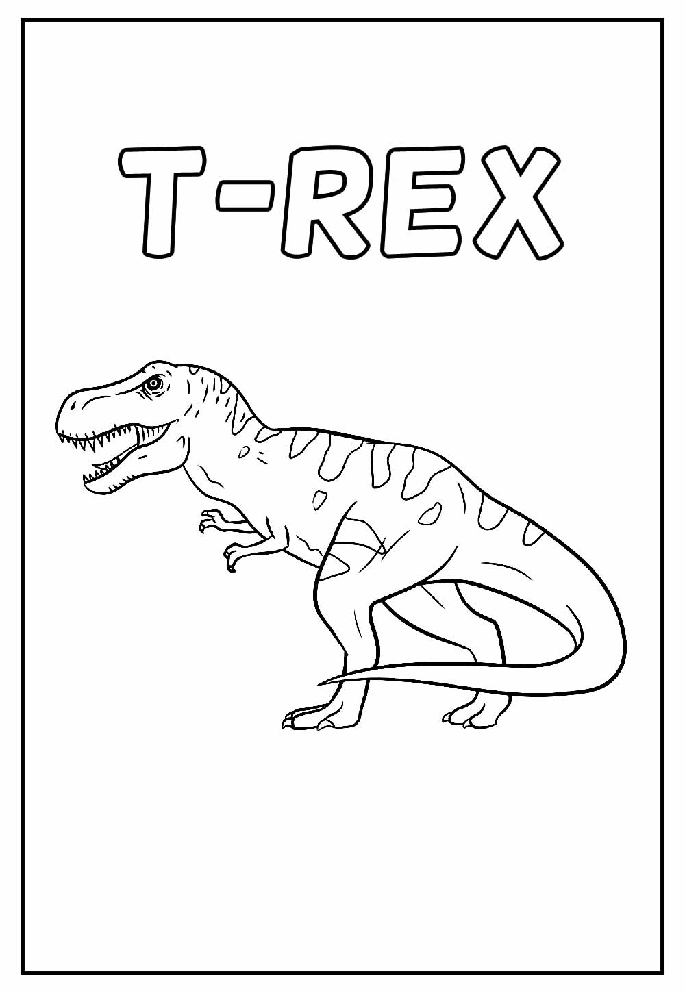download desenho tiranossauro rex