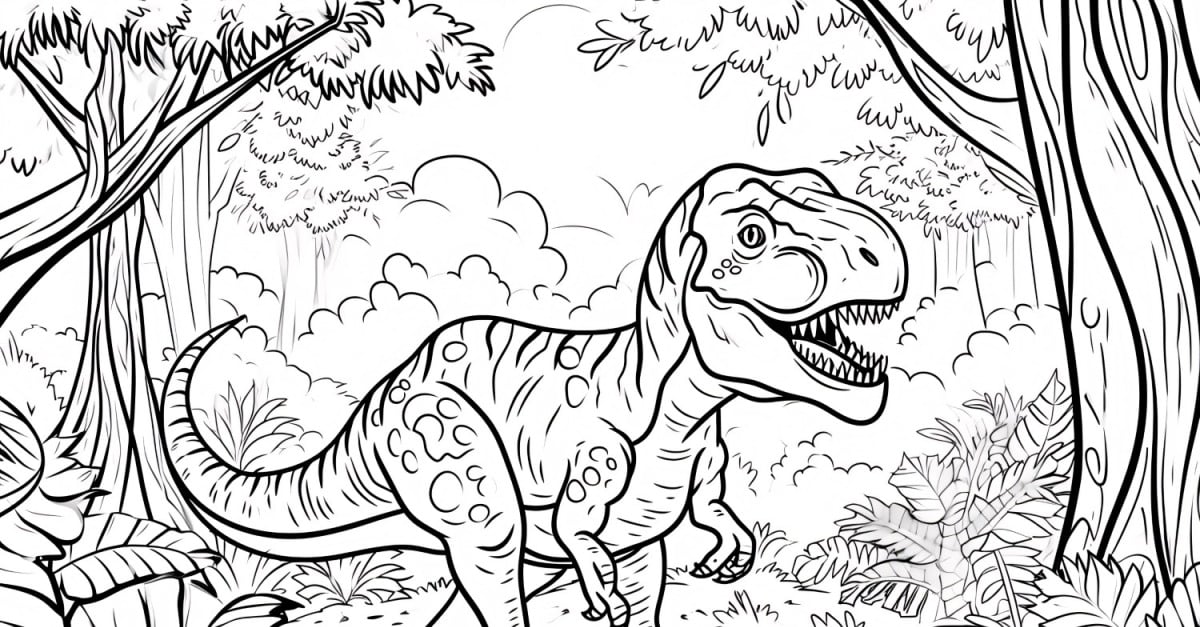 moldes de tiranossauro rex para colorir