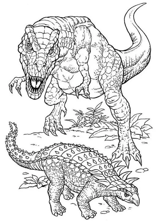 desenho de dinossauro tiranossauro rex