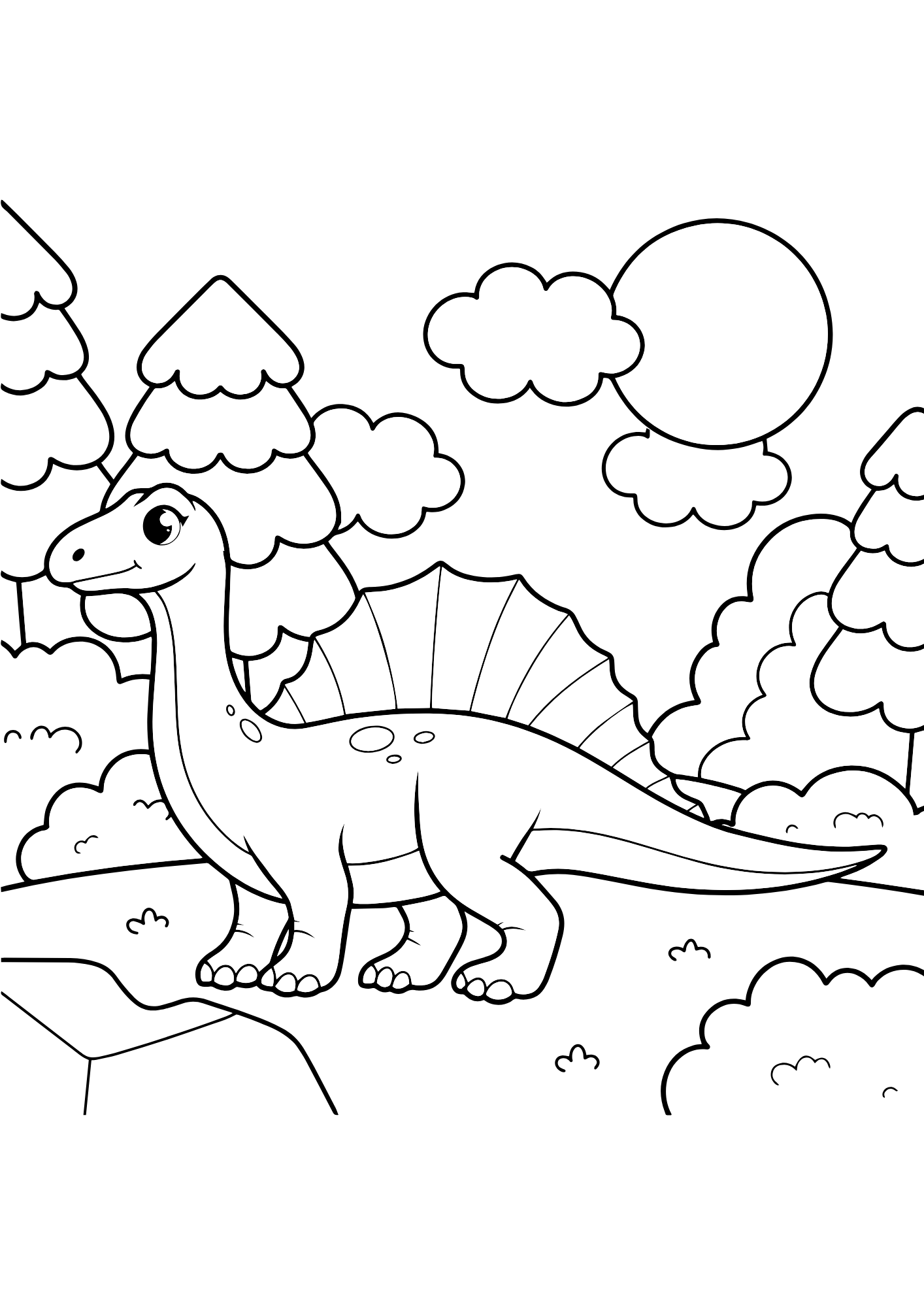 ilustração tiranossauro rex para imprimir