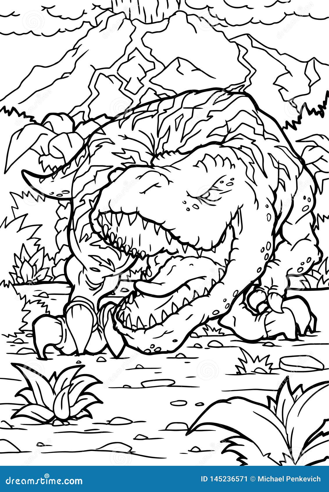 download desenho tiranossauro rex