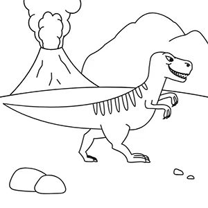 moldes de tiranossauro rex para colorir