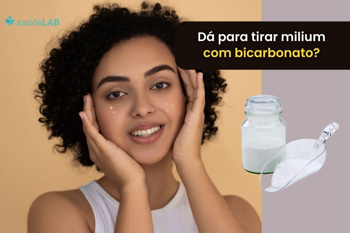 tirar milium com bicarbonato