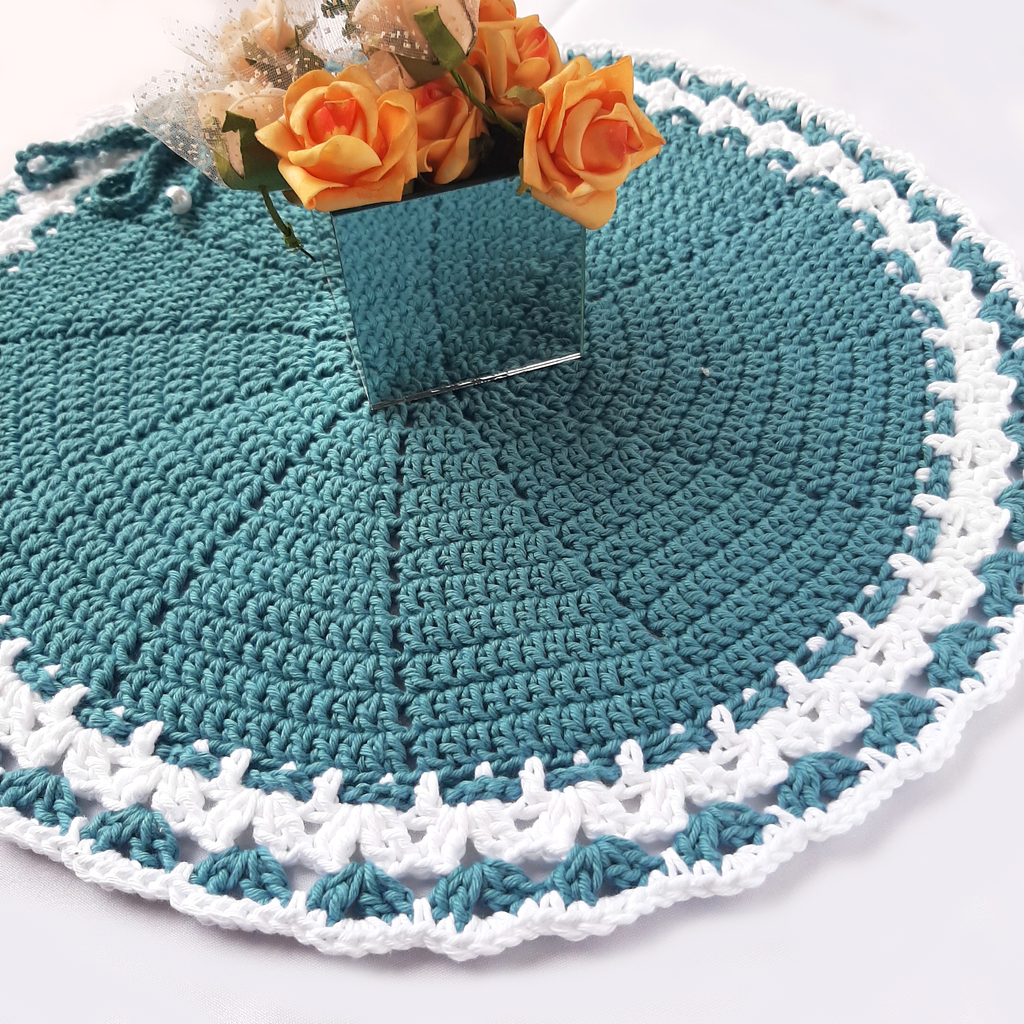 Toalha Russa de Crochê Luxo: Detalhes