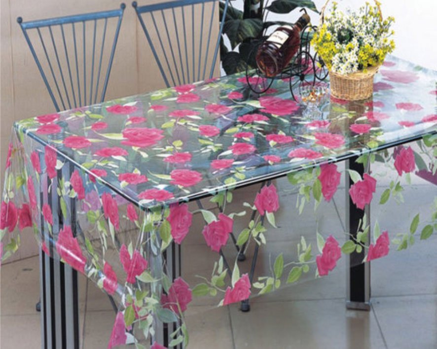 toalha de mesa de plastico