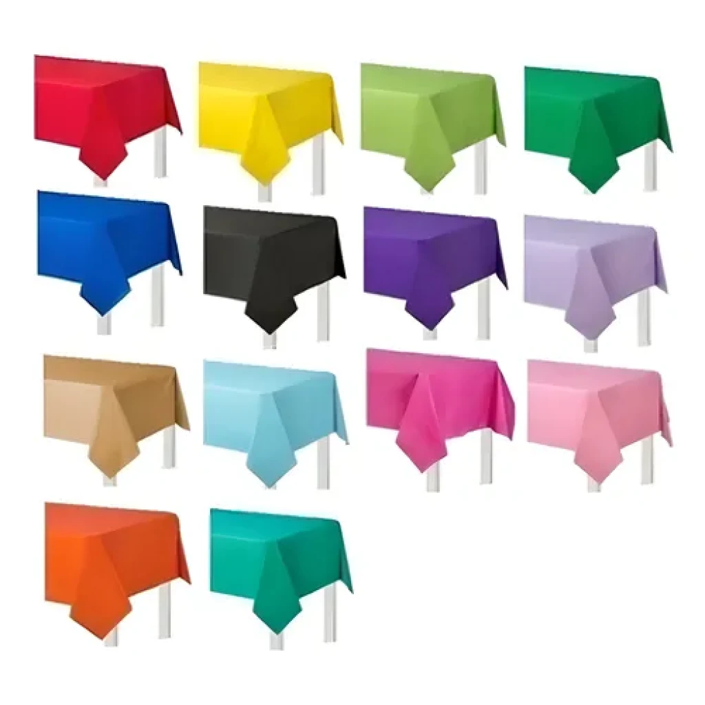 toalha de mesa de plastico