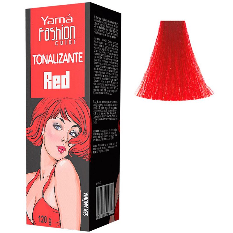 tonalizante vermelho profissional