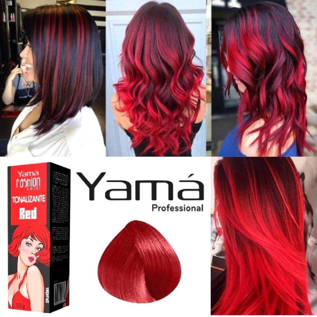 como tonalizar cabelo de vermelho em casa