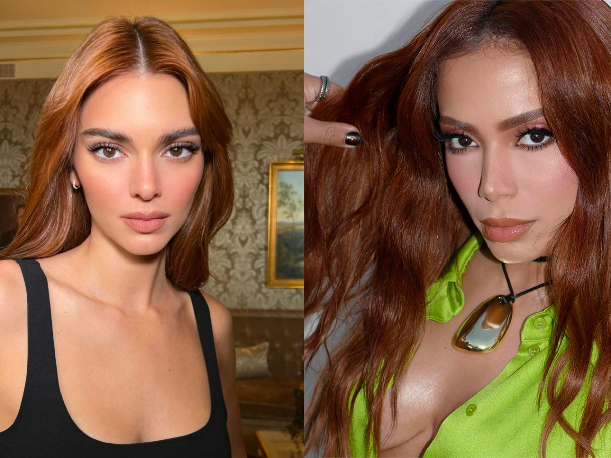 tons de ruivo para morenas