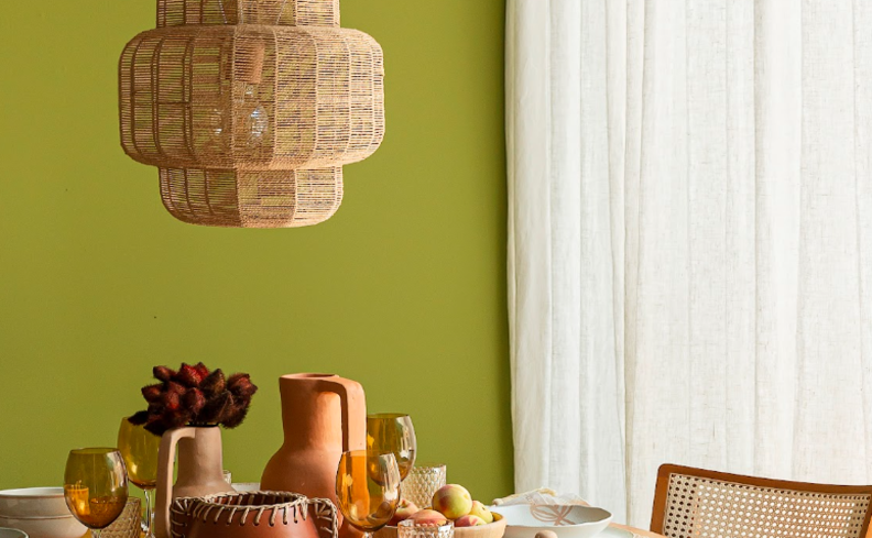 tons de verde para parede