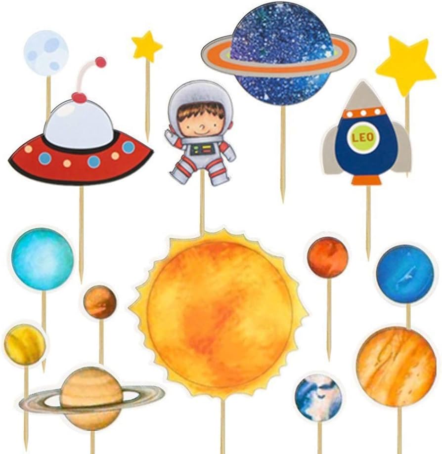 topo de bolo astronauta menino