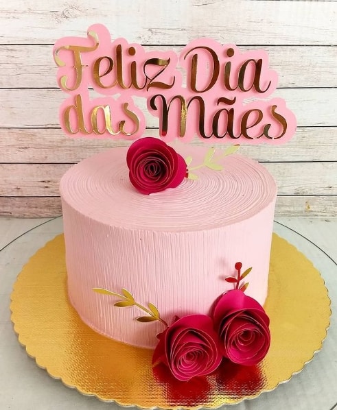 topo de bolo dia das mães divertido