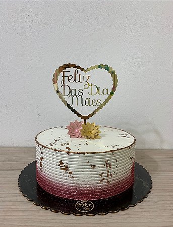topo de bolo dia das mães png