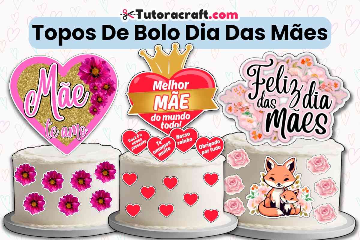 download topo de bolo dia das mães
