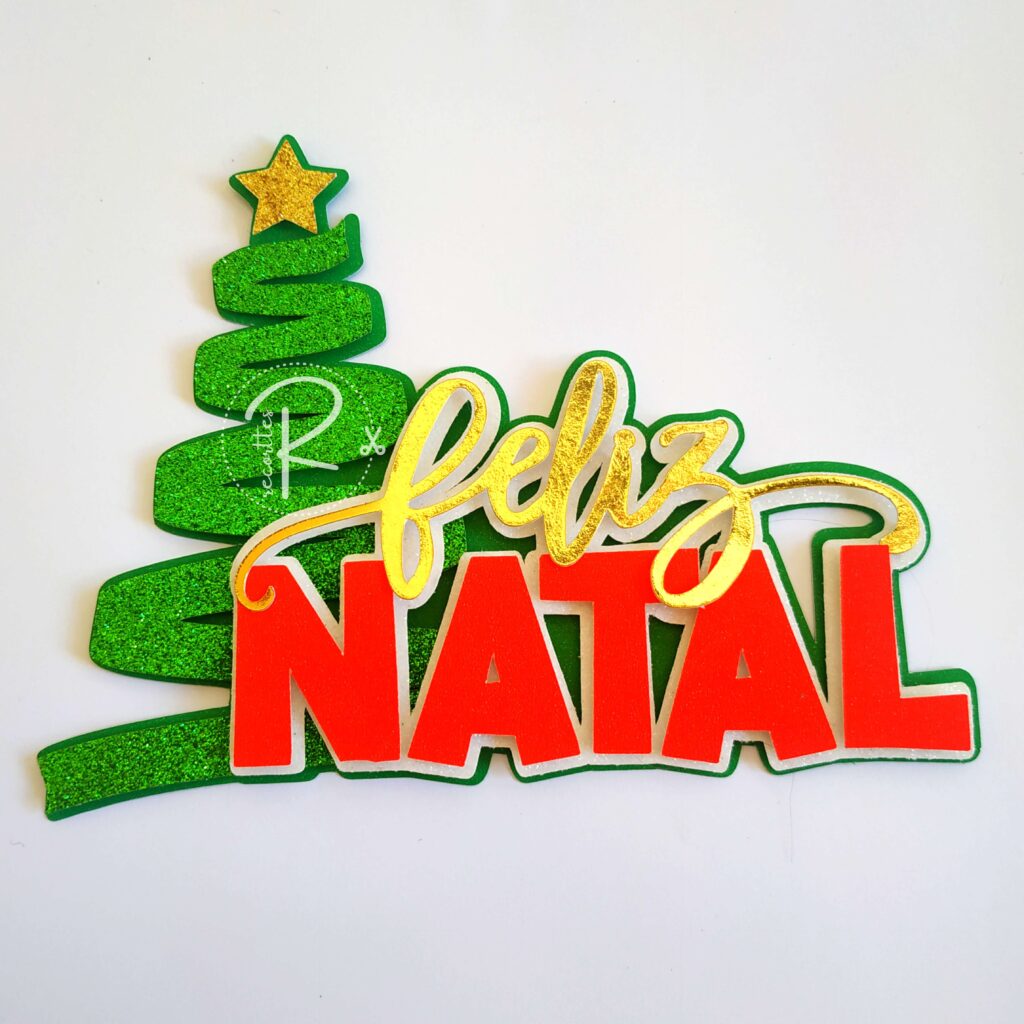 topo de bolo natal papai noel
