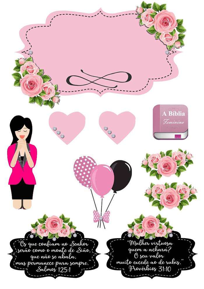 topo de bolo feminino com nome