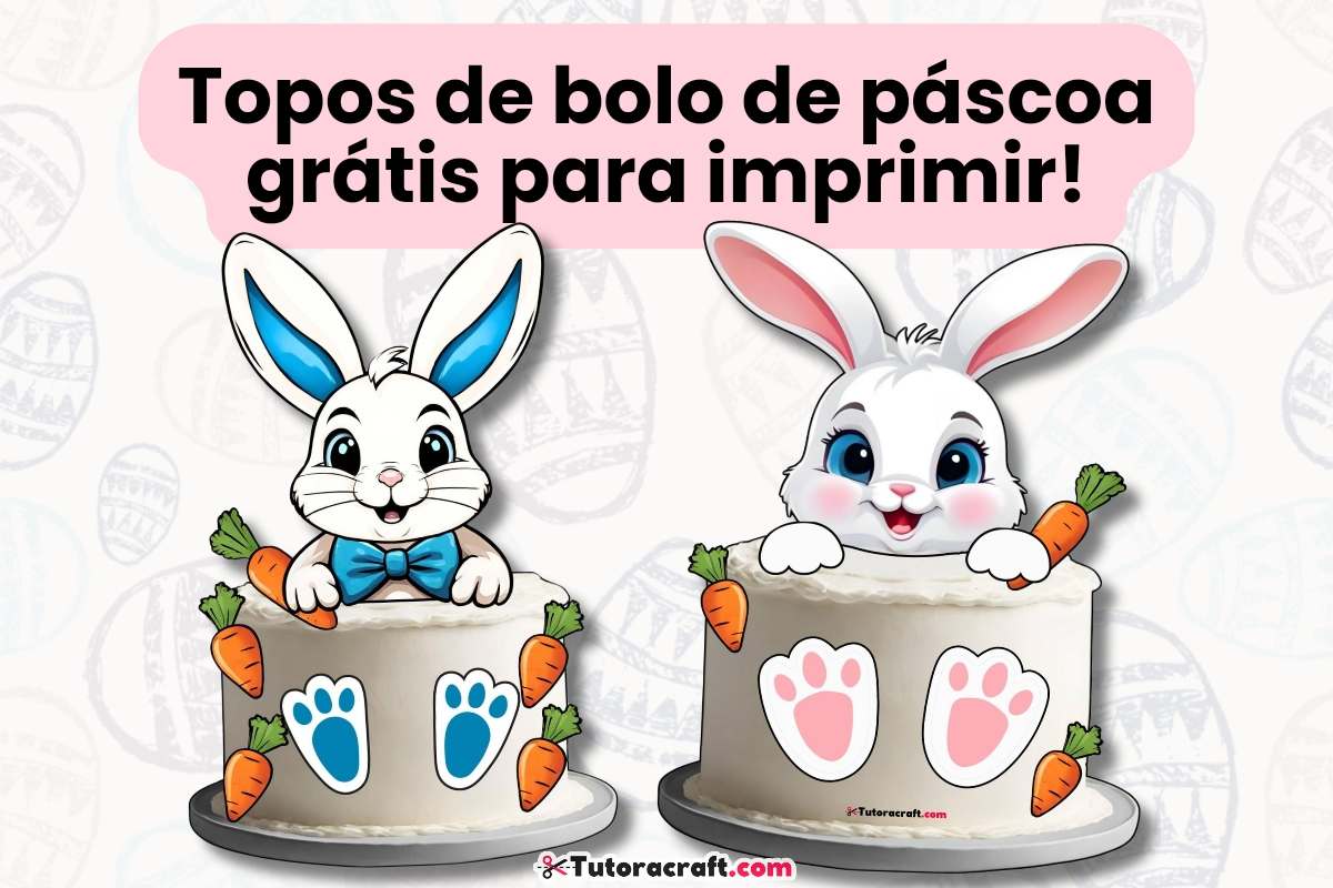 topo de bolo páscoa para imprimir grátis