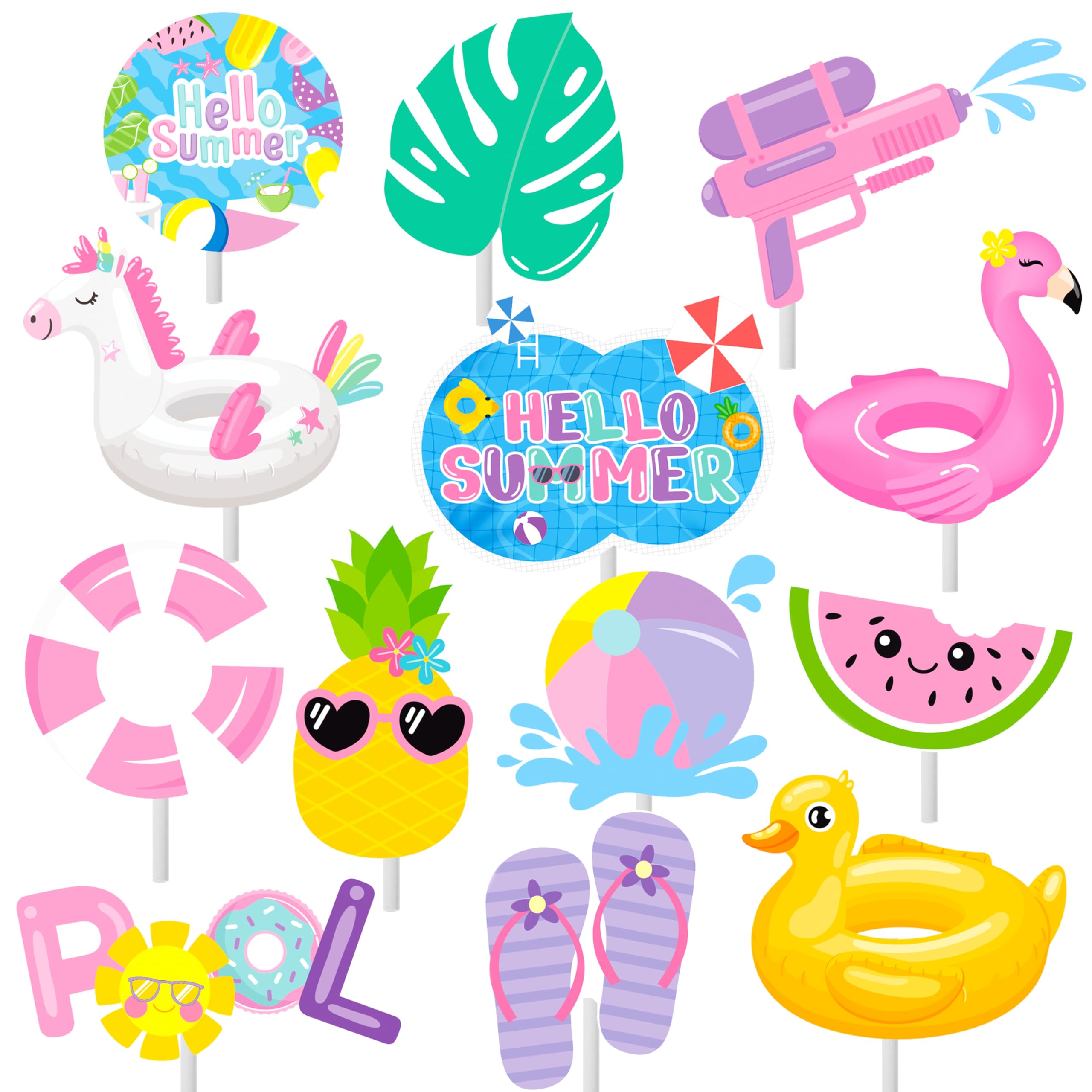 como usar canva para topo de bolo pool party