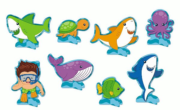 custo para imprimir topper fundo do mar em casa