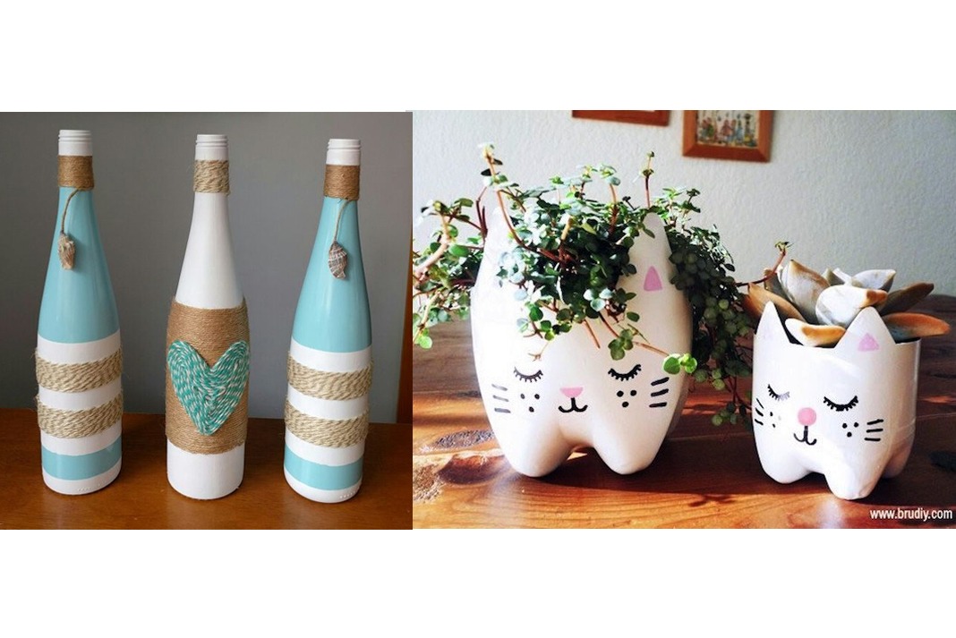 trabalho com garrafa pet