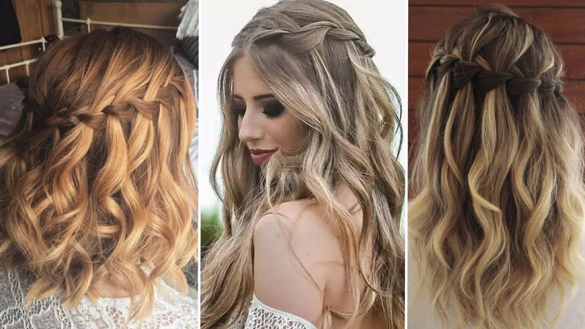 trança em cabelo cacheado curto