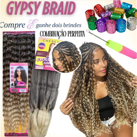 french curl braids tutorial