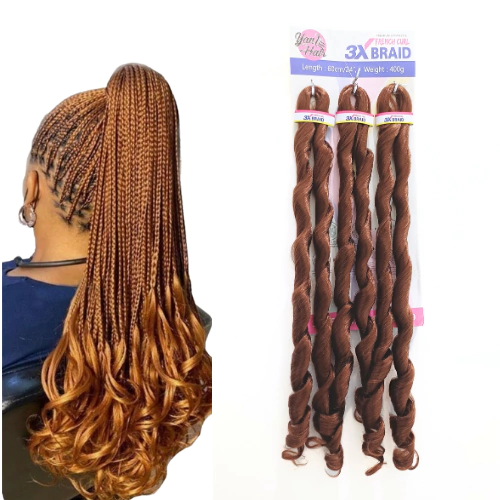 box braids com cachos