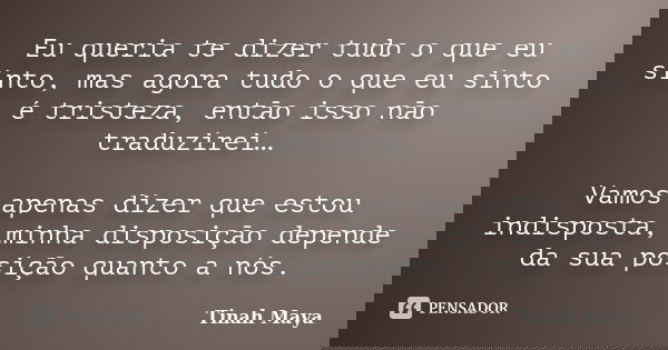 Tudo O Que Eu Queria Te Dizer