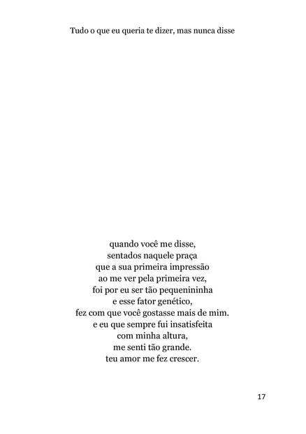 Tudo O Que Eu Queria Te Dizer