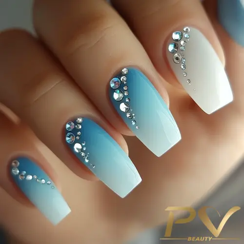 Passo a Passo: Unhas Francesinha Azul Bebê Perfeitas