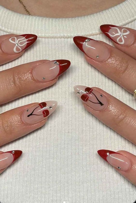 O Significado por Trás das Unhas de Cereja: Doçura e Charme na Ponta dos Dedos