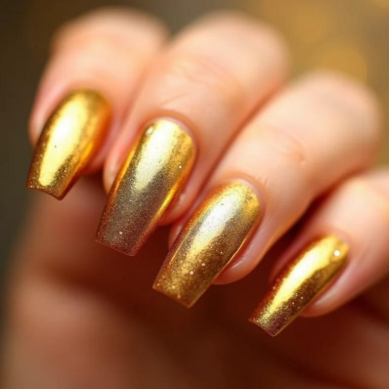 Tendências de Cores que Combinam com Dourado nas Unhas em 2025