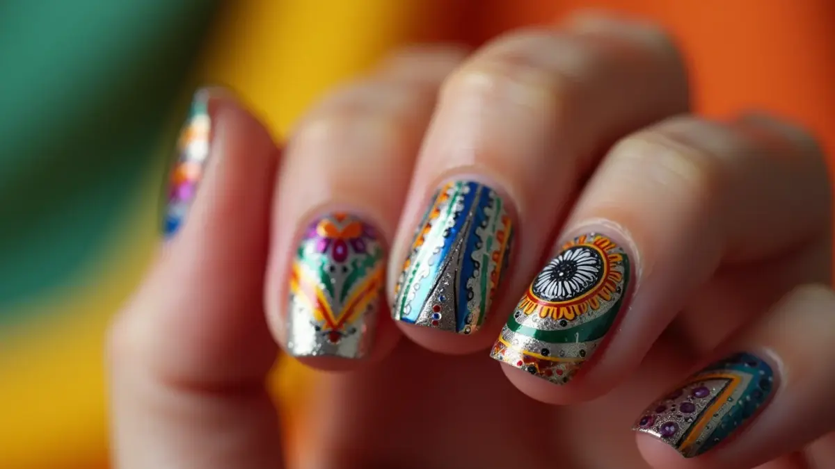 Como fazer unhas tie-dye em casa