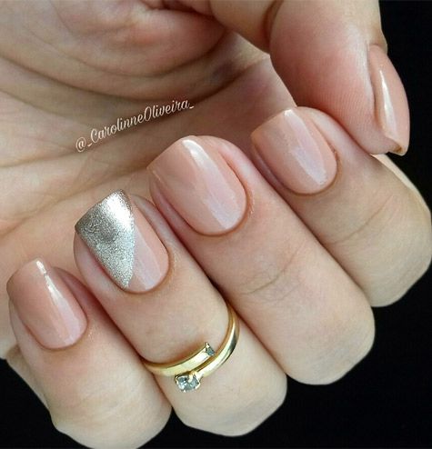 como fazer unha espanhola com esmalte nude e preto