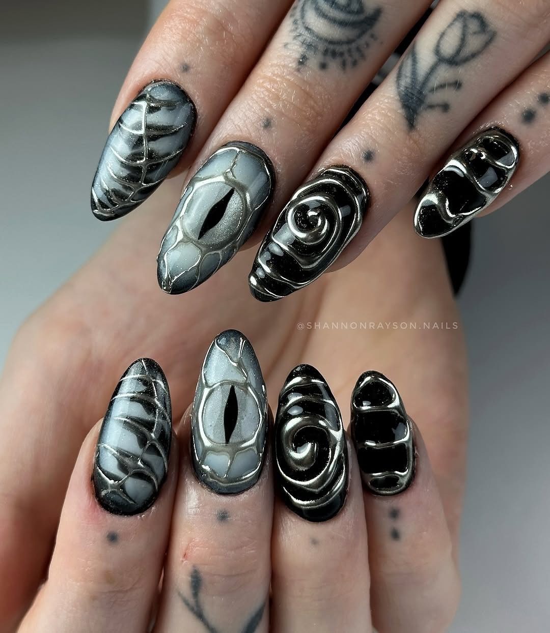 ideias de unhas gel decoradas minimalistas