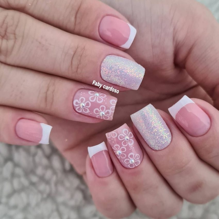 unha rosinha decorada vs unha branquinha decorada qual escolher