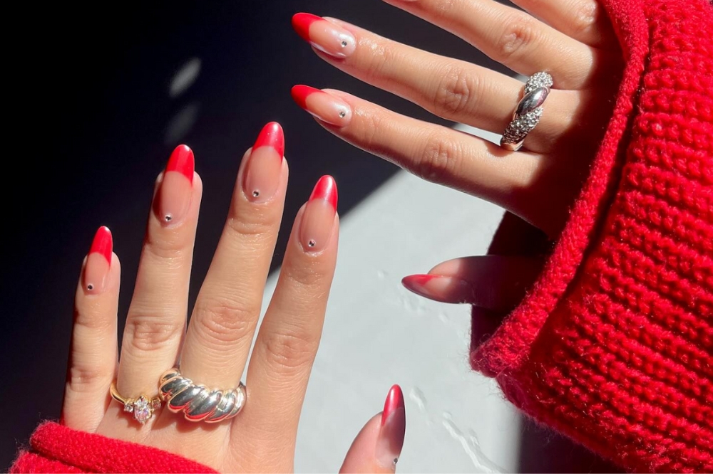 Unhas vermelhas para o Natal: Ideias e inspirações