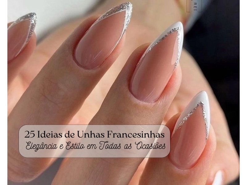 unhas a francesa