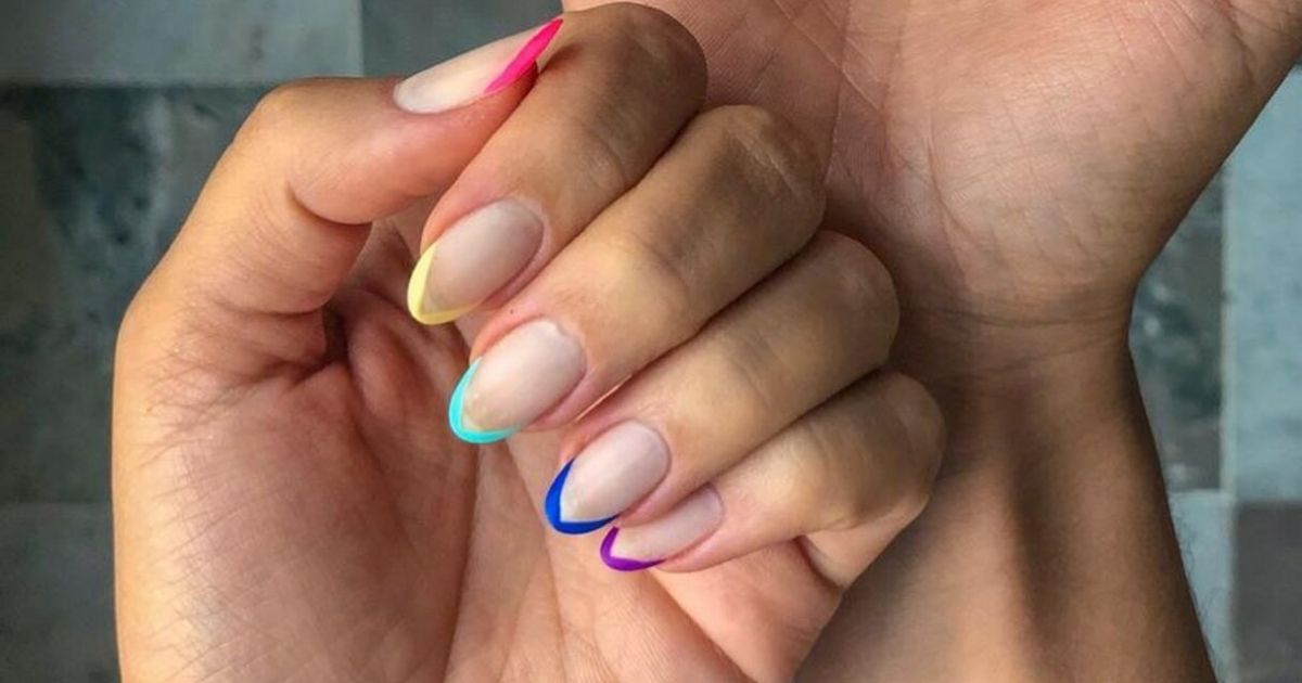 ideias de unhas francesinha para inspiração