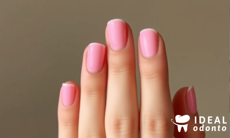 unhas com estrias verticais