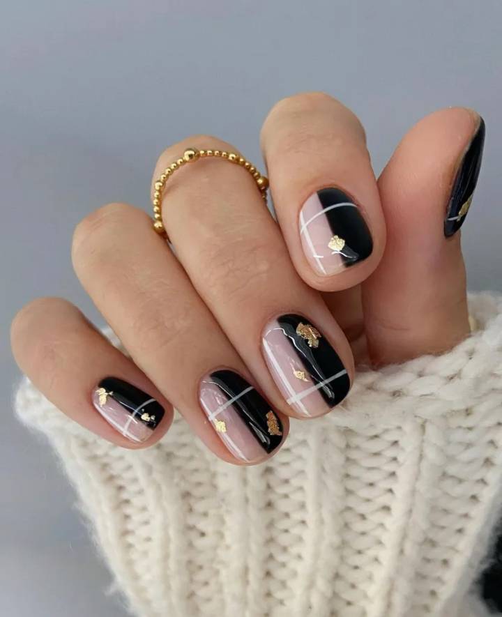 tendências de nail art para unhas curtas