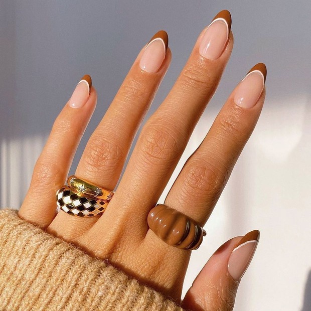 unhas de gel classicas